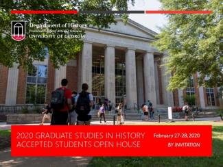open house 2020 image of uga main librarie and students