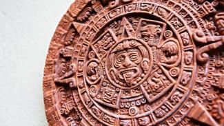 Aztec stone art
