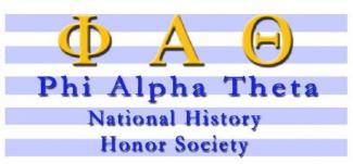 Phi Alpha Theta History Honor Society banner