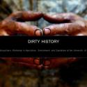 Dirty History workshop title header with image of dirty hands