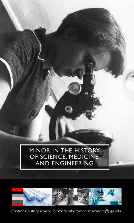 old photo of girl with microscope