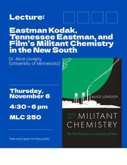 flyer for Theatre and film lecture Nov 6