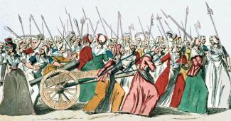 image of women's march on Versailles