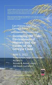 poster for event with image of the beach and sea grass