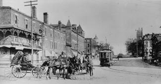 Historic photo of College Avenue, Athens, GA