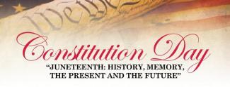 flyer for Constitution day lecture by SPIA