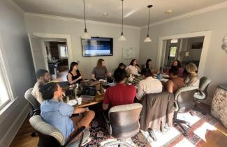photo of a writing workshop