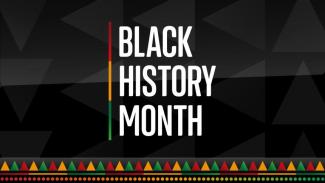 Title header for Black History Month