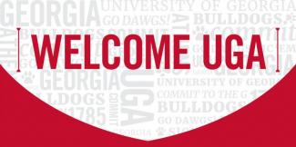 Image of title header 'Welcome UGA'