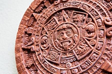 Aztec stone art