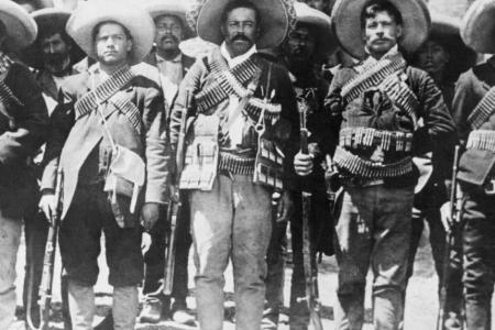 photo of Pancho Villa and others
