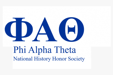 Phi Alpha THeta logo in Greek letters