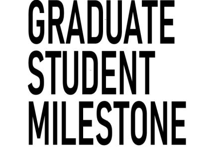 Graduate Student Milestone header