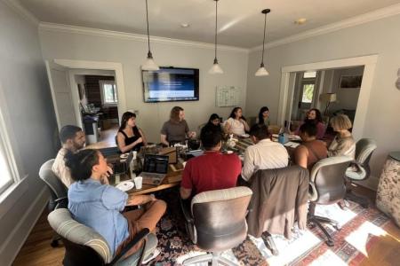 photo of a writing workshop