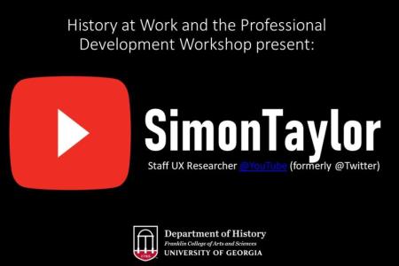 flyer for Simon Tyalor career talk