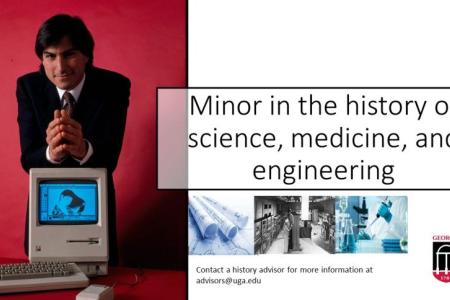 poster for new minor in history of science, medicine and engineering