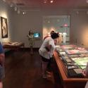 students browsing museum collections in 2021 summer program
