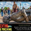 flyer for lunchtime time machine history talk october 11