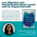 flier for UGA Law School book launch for Dr. Ramnath Feb. 28