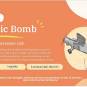 flyer for Feb 25 Phi Alpha Theta meeting and debate on the Atomic Bomb