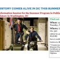flyer for public history info session