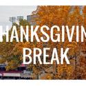Thanksgiving Break title header