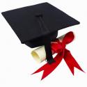image of graduation cap and diploma
