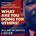 poster for Athens MLK Day of Service 2019