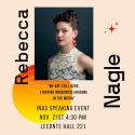 flyer for Rebecca Nagle talk